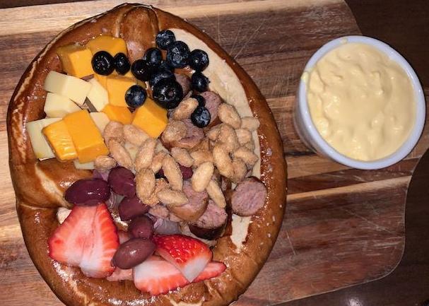 Eat this: Pretzel Charcuterie Plate at the Jayhawker